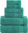 Elegant Comfort Luxury 6-Piece Towel Set, Premium Soft 100% Turkish Cotton by ELEGANTCOMFORT