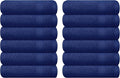 GLAMBURG Ultra Soft 12-Piece Washcloths Set 13x13-100% Ringspun Cotton by GLAMBURG