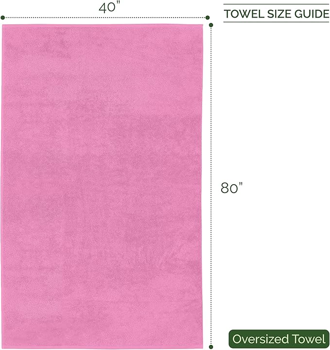 Elegant Comfort Three Line Popcorn Extra Large Luxury Bath Towel - Image 4