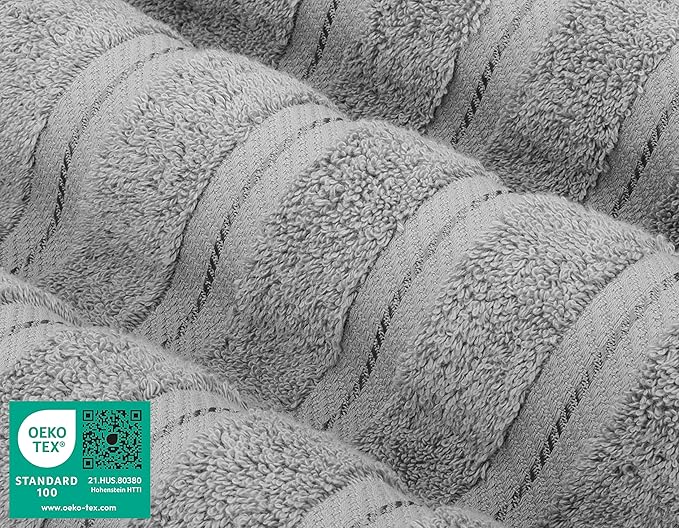 American Soft Linen Luxury 6 Piece Towel Set, 2 Bath Towels 2 Hand Towel 2 - Image 3