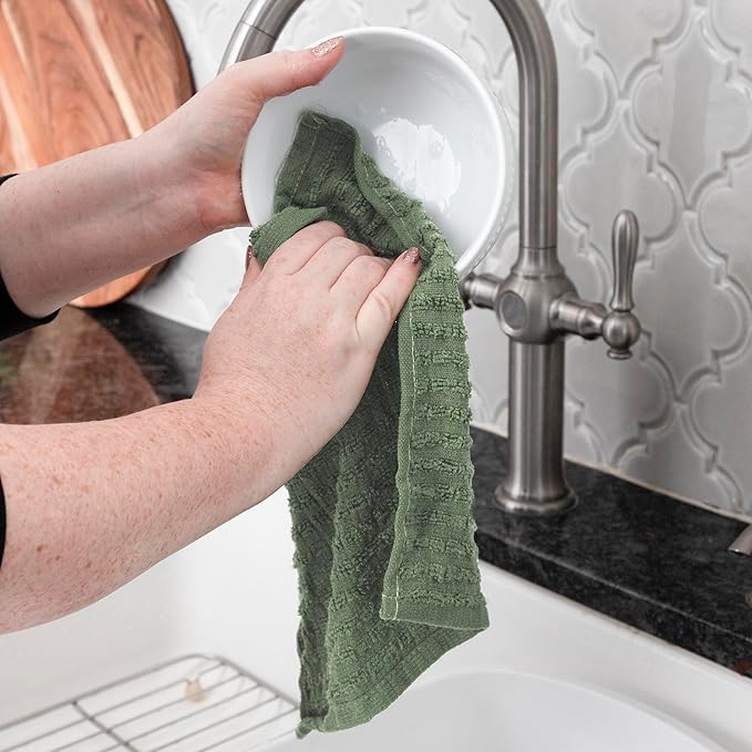Ritz Royale Collection 100% Combed Terry Cotton, Highly Absorbent, Kitchen Dish - Image 4