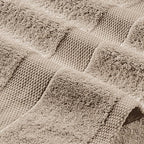 White Classic Taupe Hand Towels - Image 8