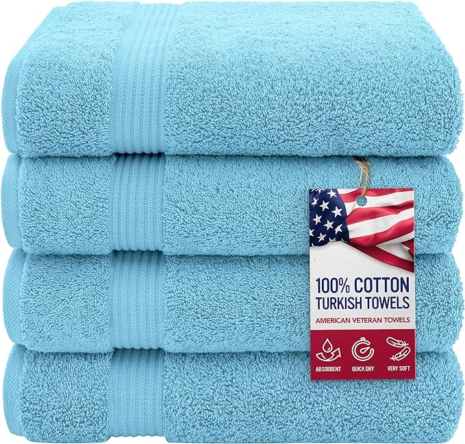 American Veteran Towel, 100% Cotton Turkish Bath Towels by AmericanVeteranTowel