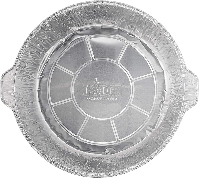 Lodge Silver 12 Inch Aluminum Foil Dutch Oven Liner - Image 3