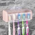 5 Slots Wall Mount Toothbrush Holder by LUEXBOX