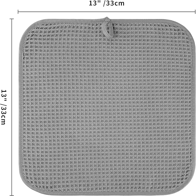 Microfiber Waffle Face Towels, 2 Pieces, Fast Drying, Lint Free 430 GSM - Image 7