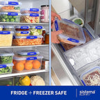 Sistema KLIP IT PLUS Food Storage Containers | 7.5 L Rectangle | Stackable & - Image 4