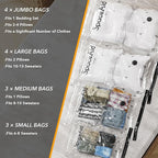 SpaceAid 14 Pack Vacuum Storage Bags - Image 3