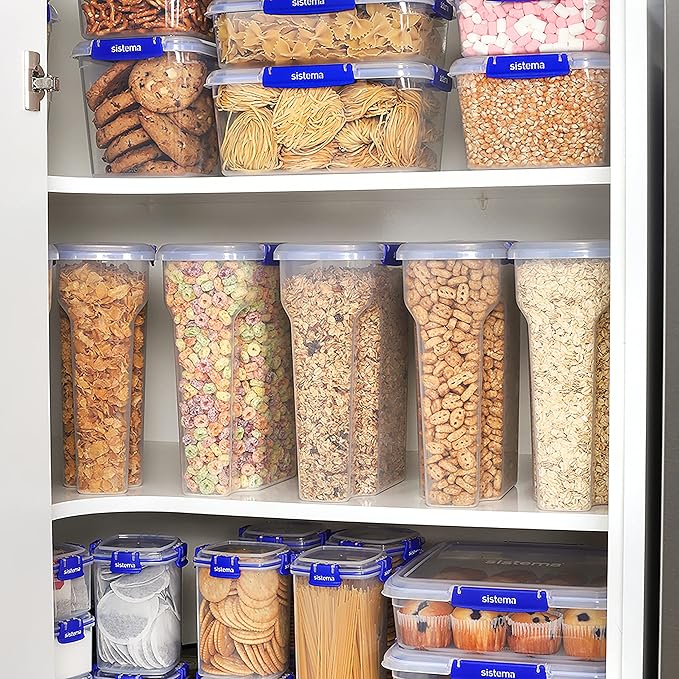 Sistema KLIP IT PLUS Cereal Storage Container | Airtight 4.2 Litre Food Pantry - Image 8