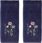 SKL Home Wildflower Field 100% Cotton Embroidered 2pc Hand Towel Set, Decorative by SKLHomebySaturdayKnightLtd