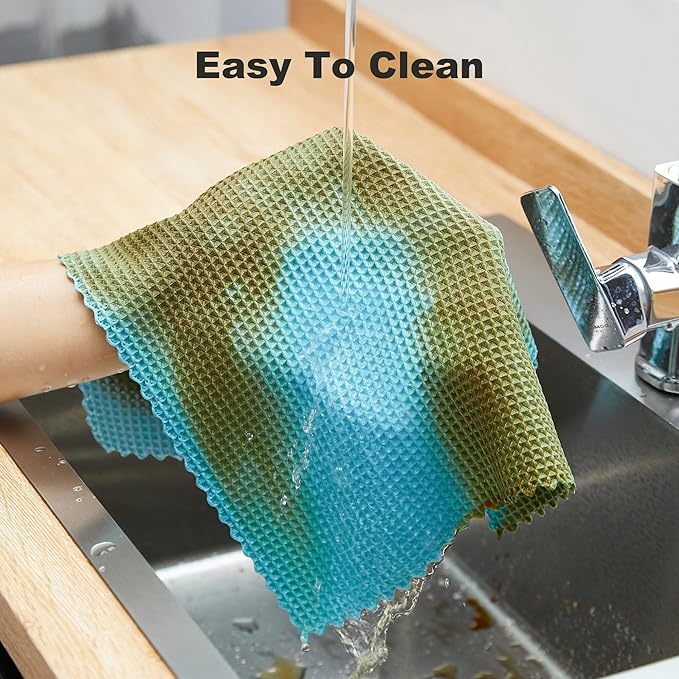 JOYMOOP Microfiber Cleaning Cloth, Reusable Absorbent Microfiber Cleaning Cloths - Image 6