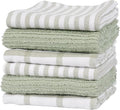KAF Home Premium Kitchen Towels, Large 100% Cotton, Flat & Terry Absorbent Dish by KAFHome