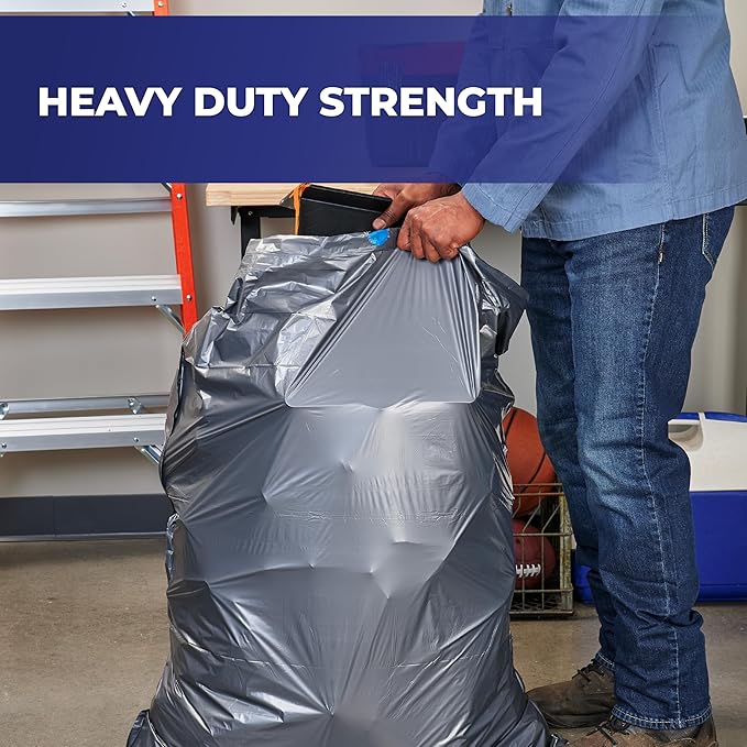Hefty Steelsak Heavy Duty Large Trash Bags, 39 Gallon - Image 3