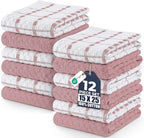 Utopia Towels - Kitchen Towels 12 Pack, 15 x 25 Inches, 100% Ring Spun Cotton by UTOPIATOWELS
