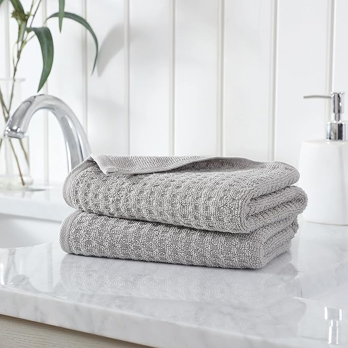 Tommy Bahama- Hand Towel Set, Highly Absorbent Cotton Bathroom Decor, Low - Image 2