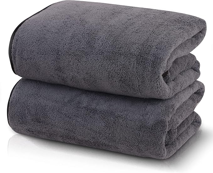 TENSTARS Silk Hemming Bath Towels by TENSTARS