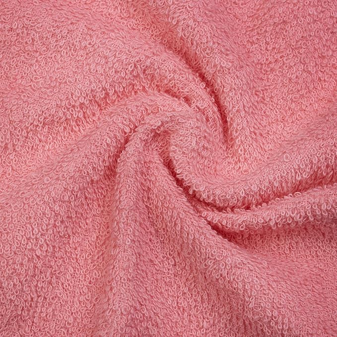 Basic Wash Cloths 12x12 Inches – Pack of 12 – Rose Pink Color – Soft and - Image 5