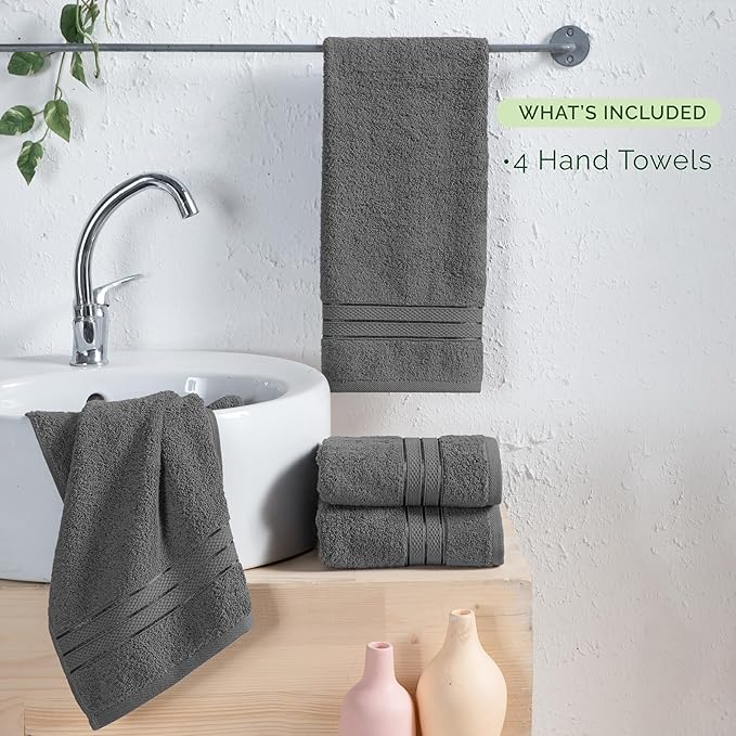 Elegant Comfort Three Line Popcorn Towel Set - Image 4