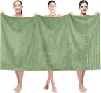 American Soft Linen 35x70 Jumbo Large Bath Towel, 600 GSM 100% Cotton Turkish by AmericanSoftLinen