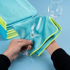SCRUBIT Microfiber Cloths for Glass – Lint Free Window Cleaning Cloth for - Image 3