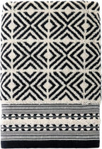 SKL Home Diamond Grid 100% Cotton Premium Bath Towel, 600 GSM, Soft & Absorbent by SKLHomebySaturdayKnightLtd