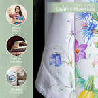 Maison d' Hermine Kitchen Towels Set of 3 100% Cotton 27.50" x 20" Reusable - Image 3