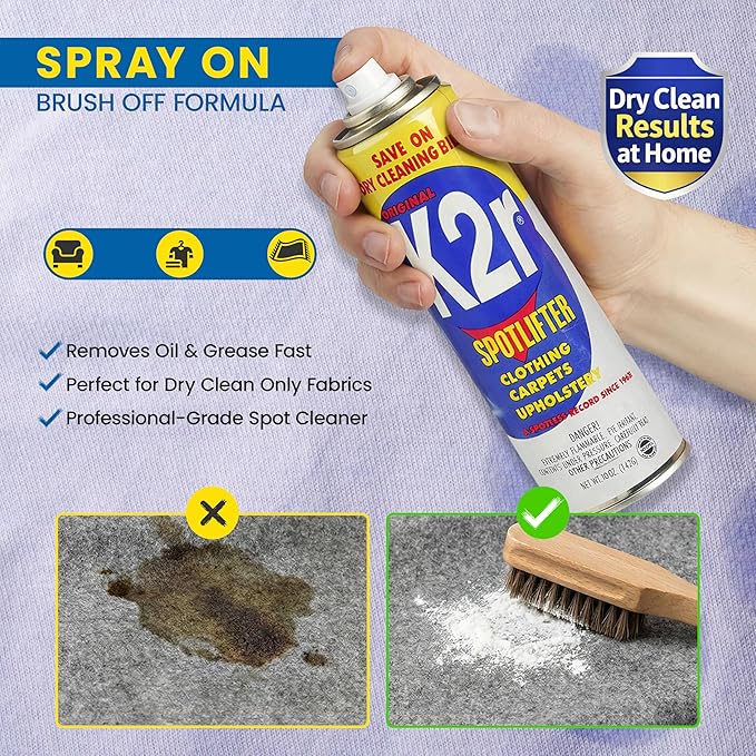 K2R SpotLifter Spot Remover Spray – Quick-Drying Stain Remover - Image 5