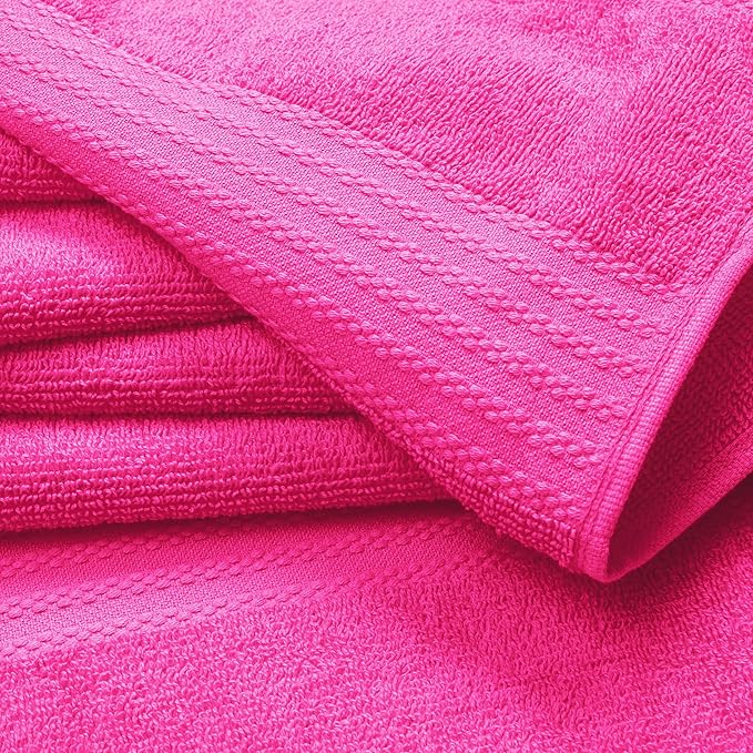GLAMBURG Ultra Soft 12-Piece Washcloths Set 13x13-100% Ringspun Cotton - Image 2