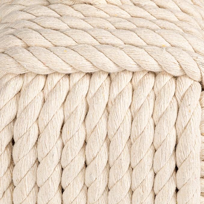 Creative Co-Op Nautical Rope Knot Decorative Cotton Door Stop - Image 3
