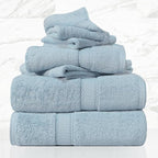SUPERIOR Egyptian Cotton Pile 6 Piece Towel Set, Includes 2 Bath, 2 Hand - Image 2