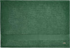 Lacoste Heritage 100% Supima Cotton Tub Mat, Croc Green, Premium Super Soft by LACOSTE