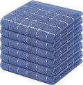 Mordimy 100% Cotton Terry Dish Cloths, Soft and Absorbent Checkered Dish Towels by Mordimy