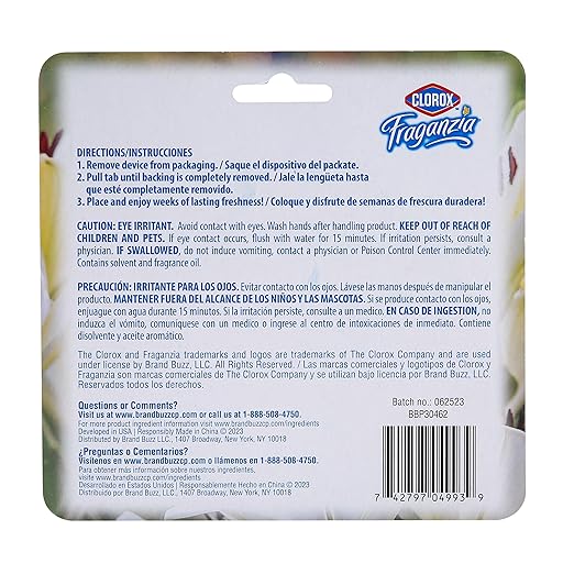 Clorox Fraganzia Small Rooms Air Freshener, Battery-Free - Image 5
