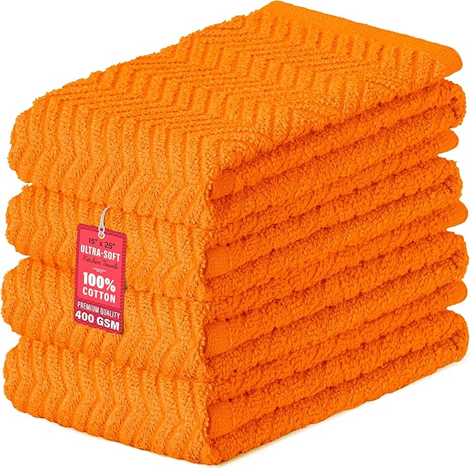 DecorRack 100% Cotton Kitchen Towels by DecorRack