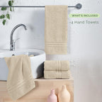 Elegant Comfort Three Line Popcorn Towel Set - Image 4