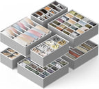 Simple Houseware Closet Underwear Organizer Drawer Divider Assorted 7 Pieces - Image 5