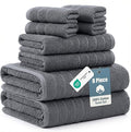 Casa Platino Premium Cotton Bath Towel Set 8 Pcs by CasaPlatino
