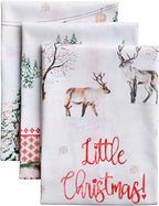 Maison d' Hermine Kitchen Towels Set of 3 100% Cotton 20" x 27.5" Reusable by MaisondHermine
