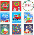 Lucomb 8 Pack Christmas Swedish Dishcloths Reusable, Kitchen Sponges Soft by Lucomb
