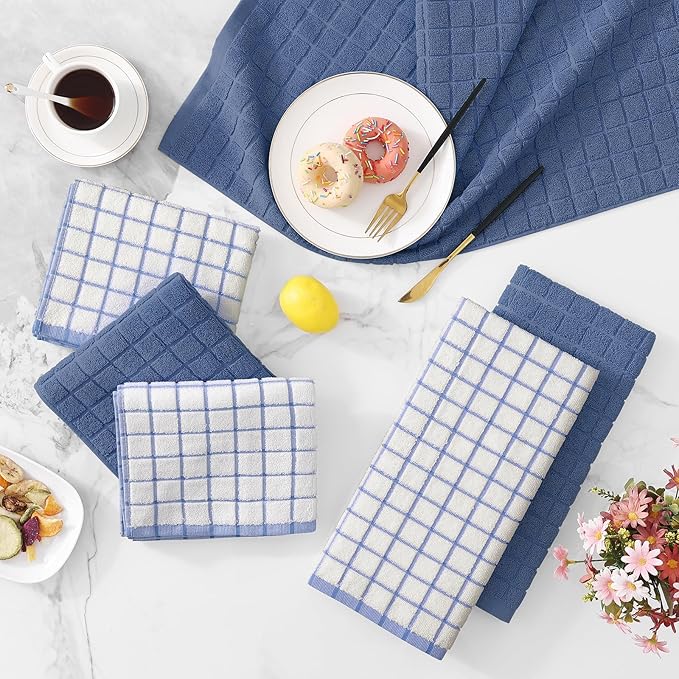 Homaxy Premium Cotton Kitchen Towels 16"x 28", Large Natural Ring Spun 390 GSM - Image 9