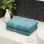 Amazon Basics Fade-Resistant 100% Cotton Bath Towel, Teal Green - Image 7