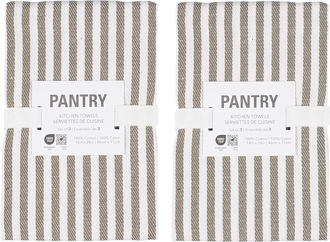 KAF Home Premium Kitchen Towels, Large 100% Cotton, Flat & Terry Absorbent Dish - Image 3