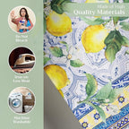 Maison d' Hermine Kitchen Towels Set of 3 100% Cotton 27.50" x 20" Reusable - Image 3