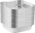 PLASTICPRO Disposable 8'' X 8'' X 2'' Inch Square Aluminum Tin Foil Baking Pans by PLASTICPRO