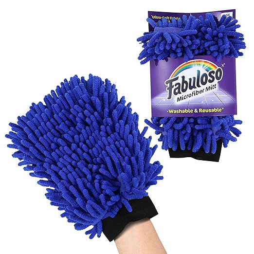 Fabuloso Microfiber Cleaning Mitt Glove, Lint-Free Scratch-Free Dusting and by Colgate-PalmoliveCommercial