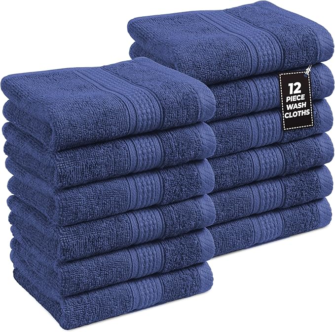 LANE LINEN Cotton Washcloths by LaneLinen