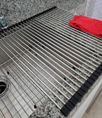 Ahyuan Roll up Dish Drying Rack Over The Sink Kitchen Roll up Sink Drying Rack - Image 2