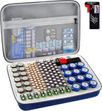 Battery Organizer Storage Holder, Batteries Storage Containers Box by GWCASE