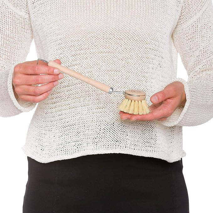 REDECKER Tampico Fiber Bristle 1-1/2-Inch All-Purpose Kitchen Dish Scrub Brush - Image 3