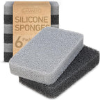 6-Pack Silicone Kitchen Scrubbing Sponges, Heavy-Duty, Non-Scratch Kitchen by Unknown